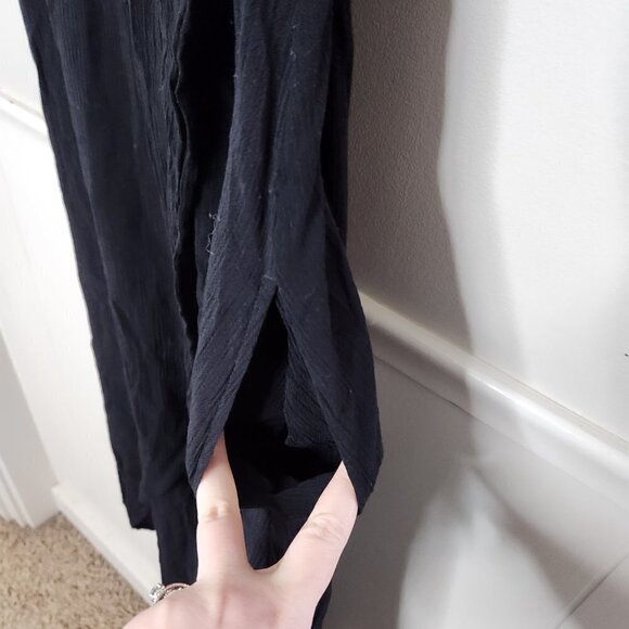 L SPACE Black Twilight Wrap Dress - Picture 7 of 7